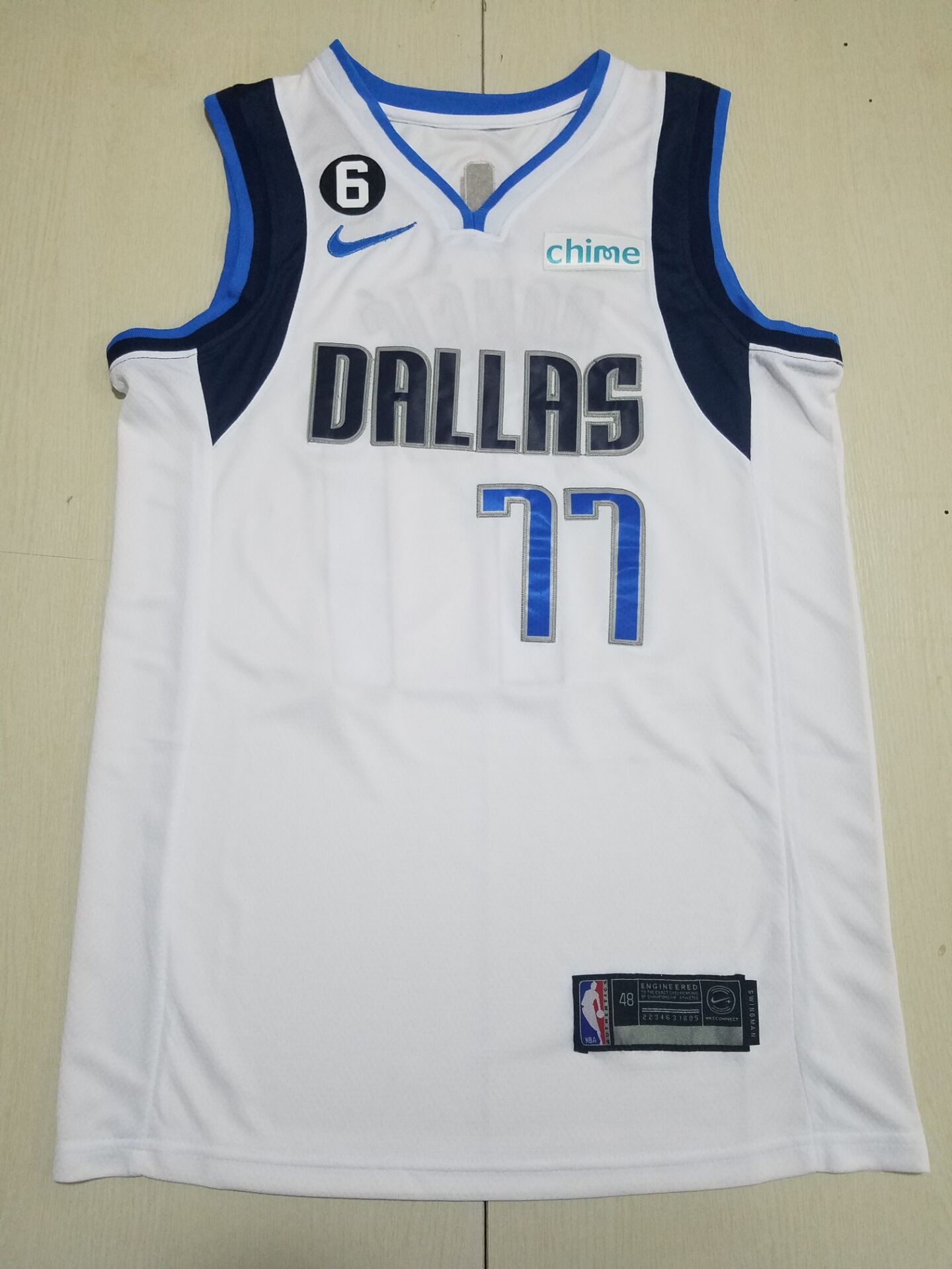 Men Dallas Mavericks #77 Luka Doncic White Nike 2022 NBA Jersey->miami heat->NBA Jersey